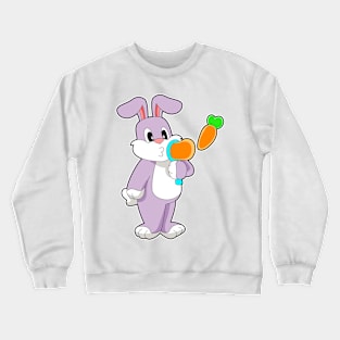 Rabbit Soap bubbles Carrot Crewneck Sweatshirt